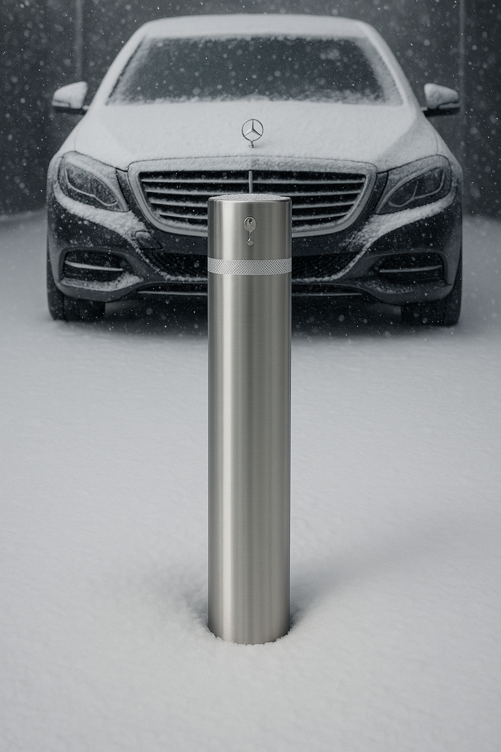 Do Bollards Really Work in Winter? What You Need to Know About Ice, Salt, and Snow