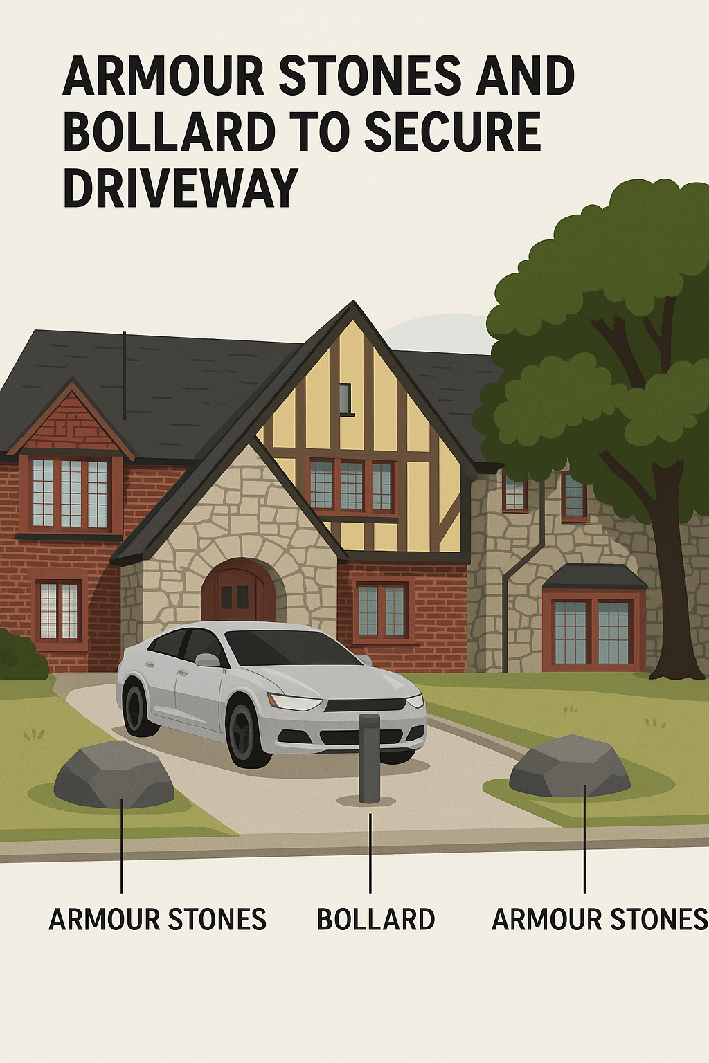 How to Space Your Driveway Bollards for Maximum Protection