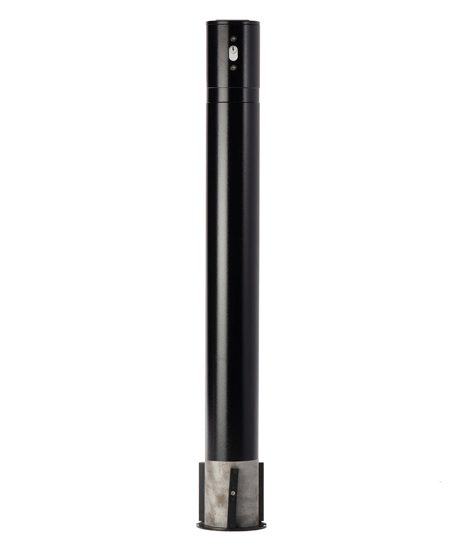 R-7464 Stainless Steel Removable Bollard (Black) 4.5" x 35 5/8"